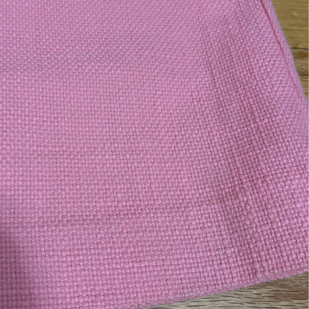 LOFT Pink Front Pocket Tweed Mini Skirt - Picture 4 of 8